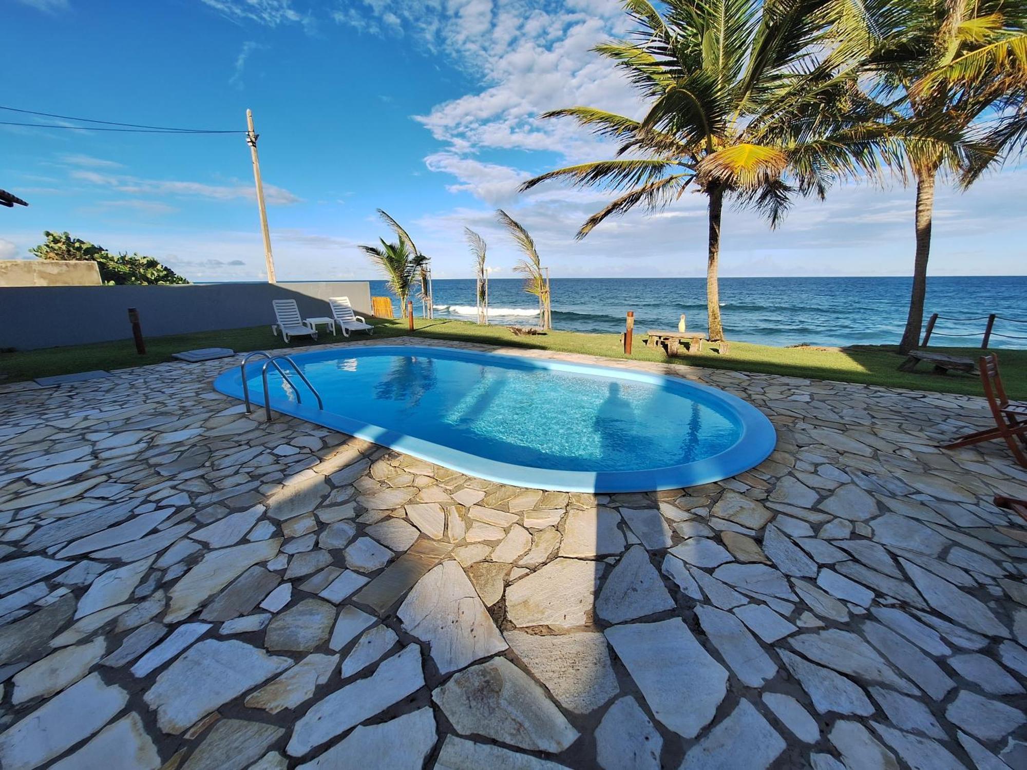 Condominio Exclusivo A Beira Mar - Casa De 04 Quartos Com Piscina E Churrasqueira บาร์ฮาเดเซามิเกล ภายนอก รูปภาพ