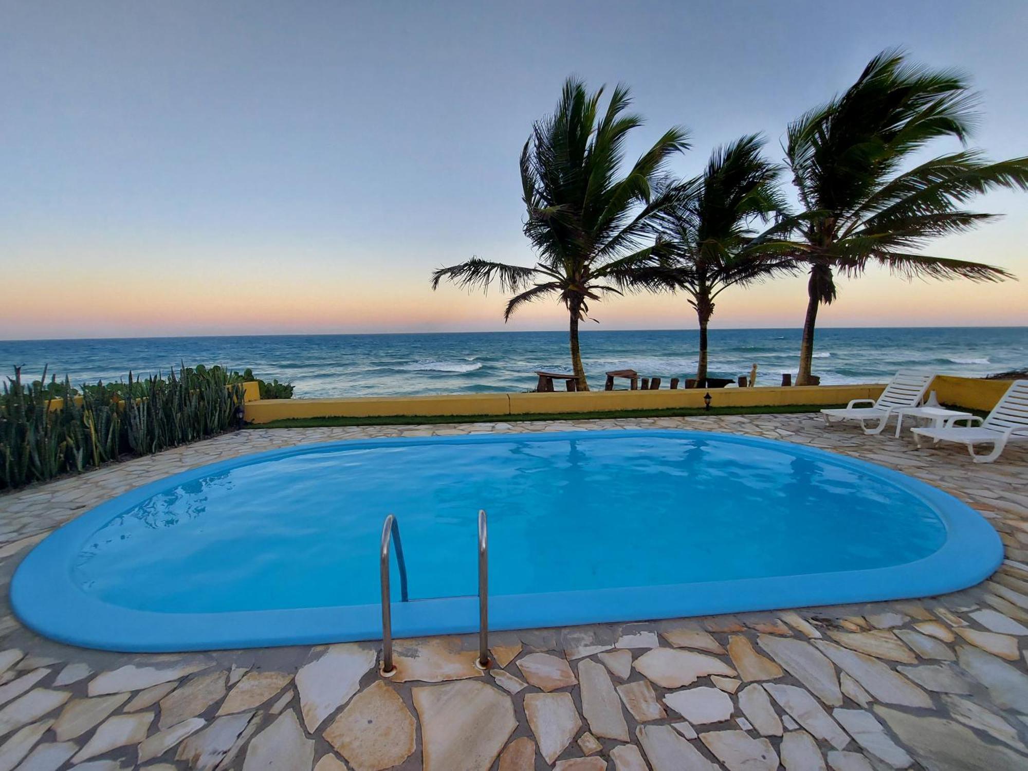 Condominio Exclusivo A Beira Mar - Casa De 04 Quartos Com Piscina E Churrasqueira บาร์ฮาเดเซามิเกล ภายนอก รูปภาพ
