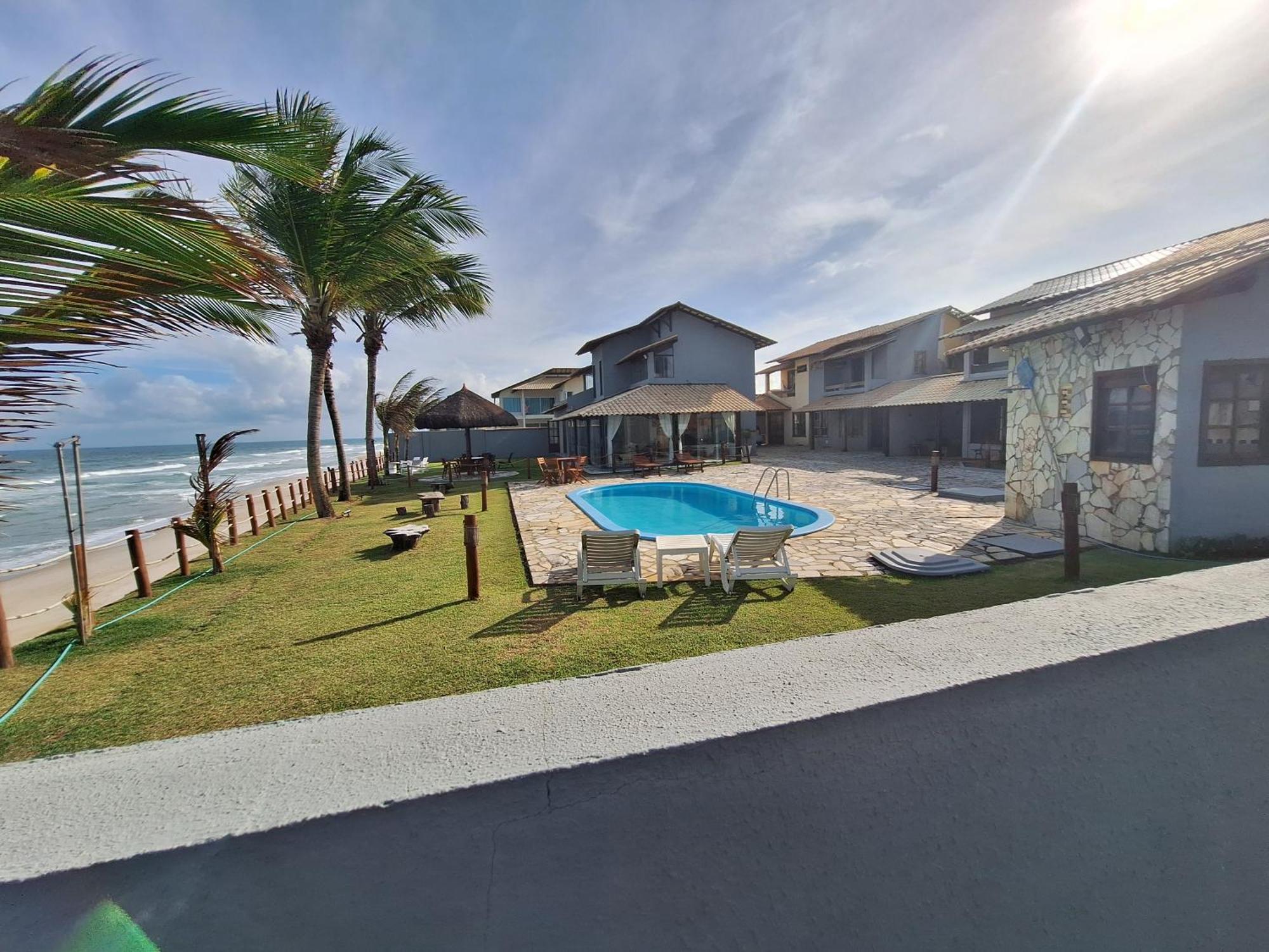 Condominio Exclusivo A Beira Mar - Casa De 04 Quartos Com Piscina E Churrasqueira บาร์ฮาเดเซามิเกล ภายนอก รูปภาพ